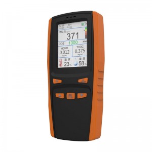 Тестер качества воздуха Детектор CO2 Детектор пыли Прибор для измерения качества воздуха Цифровой анализатор воздуха PM2.5 PM1.0 TVOC